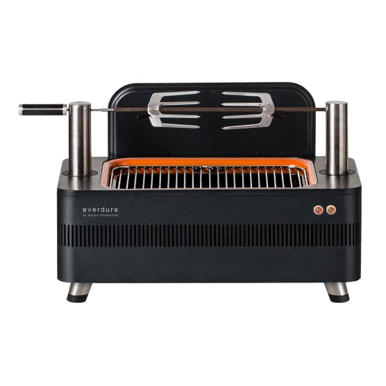 Everdure by Heston Blumenthal Fusion Electric Ignition Charcoal Braai With Pedestal